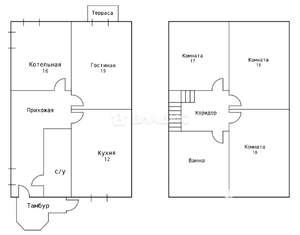 Дача 107м², 2-этажный, участок 5 сот.