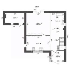 Дом 166м², 3-этажный, участок 6 сот.