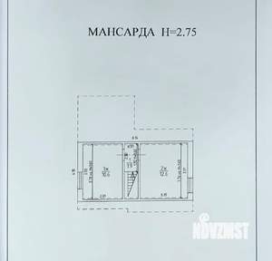 Дом 73м², 2-этажный, участок 5 сот.