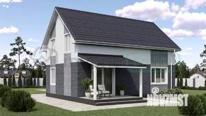 Дом 120м², 2-этажный, участок 8 сот.