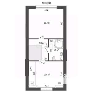Таунхаус 138м², 3-этажный, участок 1 сот.