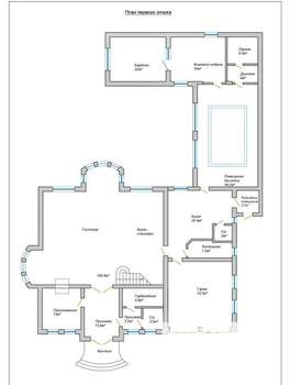 Дом 500м², 3-этажный, участок 12 сот.