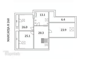 Дом 451м², 2-этажный, участок 7 сот.