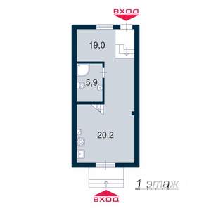 Таунхаус 137м², 3-этажный, участок 2 сот.