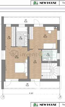 Дом 255м², 3-этажный, участок 5 сот.