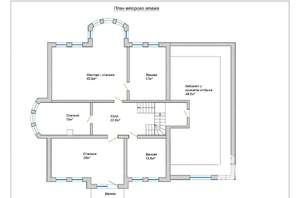Дом 500м², 3-этажный, участок 12 сот.