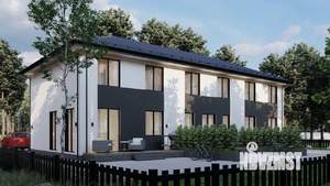 Таунхаус 150м², 2-этажный, участок 2 сот.