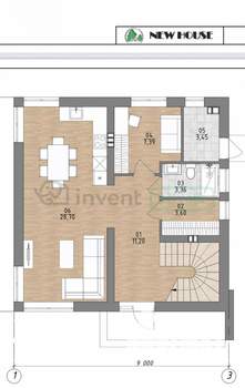 Дом 255м², 3-этажный, участок 5 сот.