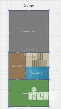 Таунхаус 165м², 3-этажный, участок 2 сот.