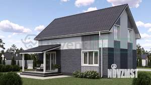 Дом 120м², 2-этажный, участок 8 сот.