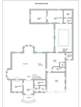 Дом 500м², 3-этажный, участок 12 сот.
