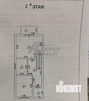 Дом 105м², 2-этажный, участок 6 сот.  