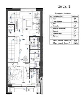 Таунхаус 260м², 3-этажный, участок 3 сот.  