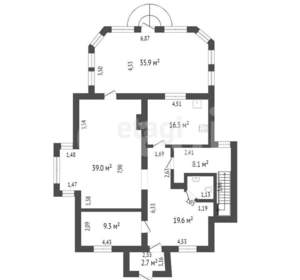 Дом 300м&sup2;, 2-этажный, участок 6 сот.  
