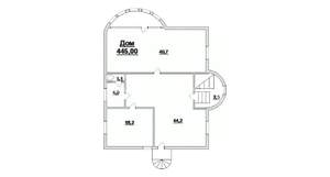 Дом 445м², 4-этажный, участок 7 сот.  