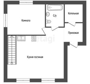 Дача 96м², 2-этажный, участок 8 сот.  