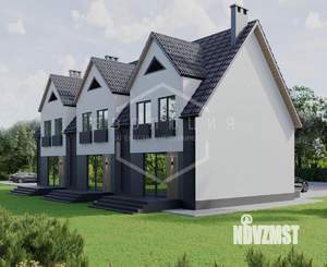 Таунхаус 124м², 2-этажный, участок 2 сот.  