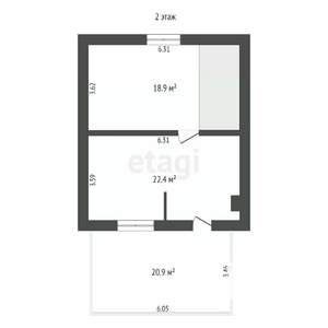 Дом 130м², 2-этажный, участок 10 сот.  