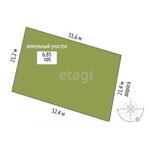 Дом 130м², 1-этажный, участок 7 сот.  