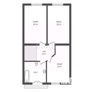 Таунхаус 180м², 3-этажный, участок 4 сот.  