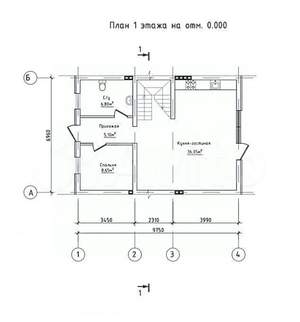 Таунхаус 126м&sup2;, 2-этажный, участок 2 сот.  