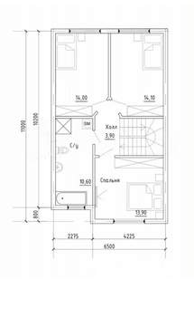 Таунхаус 170м², 2-этажный, участок 3 сот.  