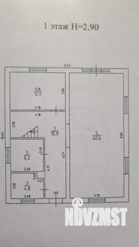 Дача 176м², 2-этажный, участок 6 сот.  