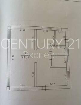 Дом 255м&sup2;, 3-этажный, участок 5 сот.  