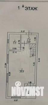 Дача 105м², 2-этажный, участок 6 сот.  