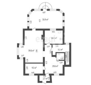 Дом 300м&sup2;, 2-этажный, участок 6 сот.  