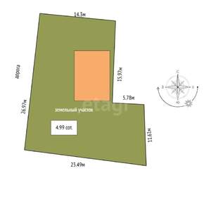 Дом 268м&sup2;, 2-этажный, участок 5 сот.  