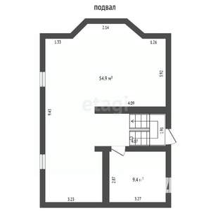 Дом 253м², 2-этажный, участок 6 сот.  