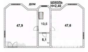 Дом 326м&sup2;, 4-этажный, участок 5 сот.  