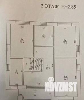 Коттедж 330м&sup2;, 2-этажный, участок 8 сот.  