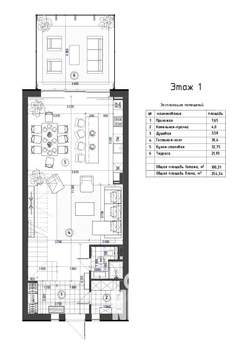 Таунхаус 260м², 3-этажный, участок 3 сот.  