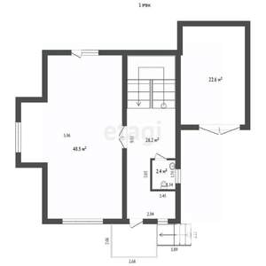 Дом 268м&sup2;, 3-этажный, участок 5 сот.  