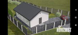 Дом 88м&sup2;, 1-этажный, участок 10 сот.  