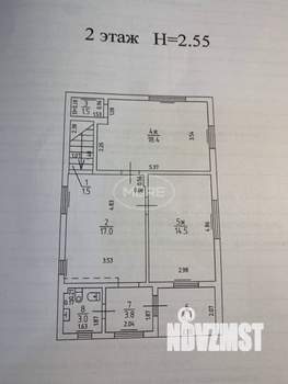 Дом 132м², 2-этажный, участок 6 сот.  
