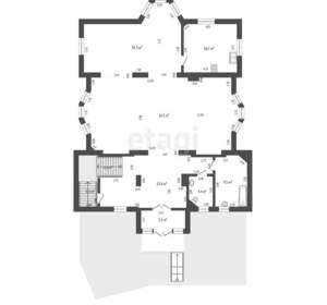 Дом 519м², 3-этажный, участок 7 сот.  