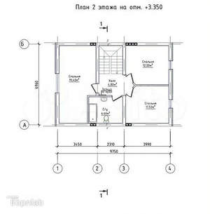 Дом 126м², 2-этажный, участок 2 сот.  