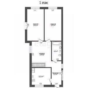 Дом 480м&sup2;, 3-этажный, участок 5 сот.  