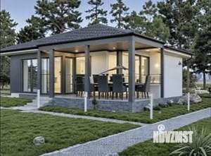 Коттедж 77м&sup2;, 1-этажный, участок 10 сот.  