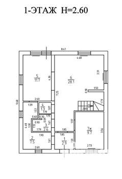 Дом 140м², 2-этажный, участок 10 сот.  