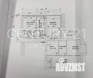 Дом 316м², 3-этажный, участок 11 сот.  