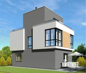 Дом 144м&sup2;, 3-этажный, участок 3 сот.  