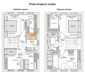 Таунхаус 160м², 3-этажный, участок 4 сот.  