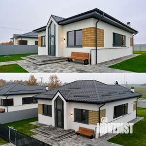 Дом 100м&sup2;, 1-этажный, участок 6 сот.  