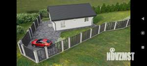 Дом 88м&sup2;, 1-этажный, участок 10 сот.  