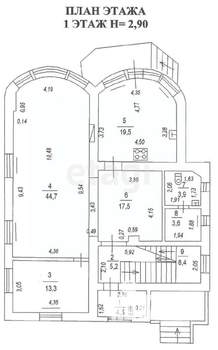Дом 324м², 3-этажный, участок 6 сот.  