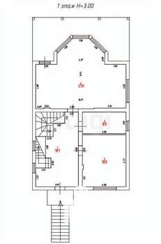 Дом 299м², 3-этажный, участок 6 сот.  